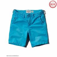 heren abercrombie and fitch casual shorts lichtblauw Kleren Outlet ww1zb562